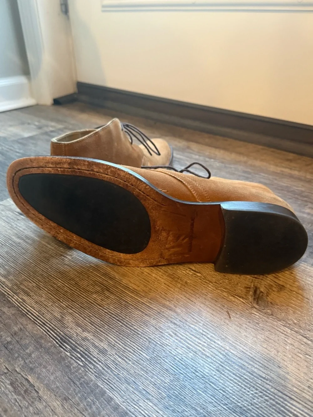 Banana Republic Suede Chukka Boots – Tan Brown | Size 10.5